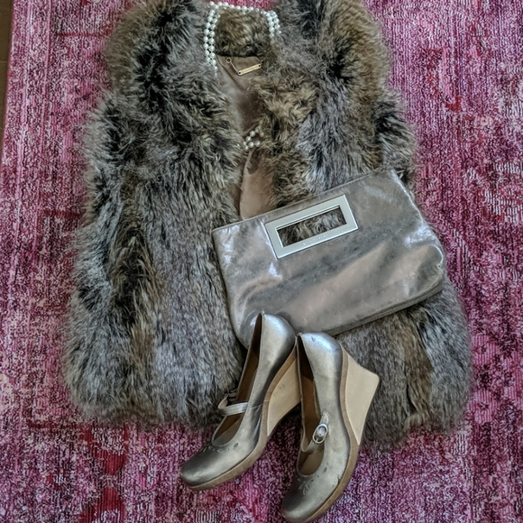 ♥️  Trina Turk ~ Faux Fur Vest ~ Braden ❤️ - Picture 8 of 8